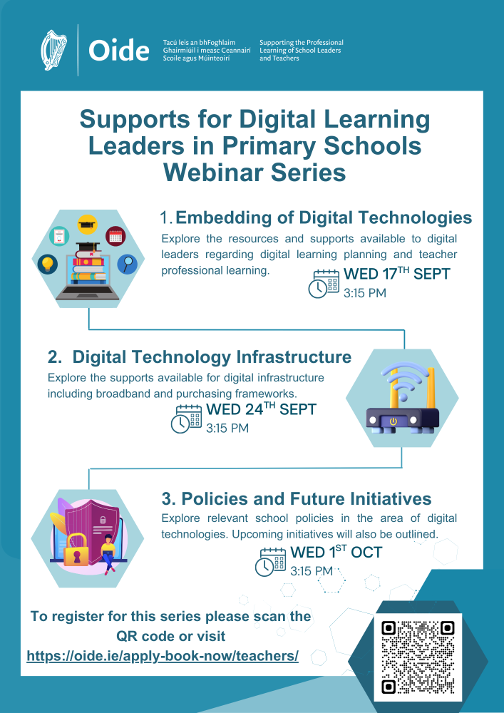 2025 supports for digital learning leaders in primary schools webinar series 1