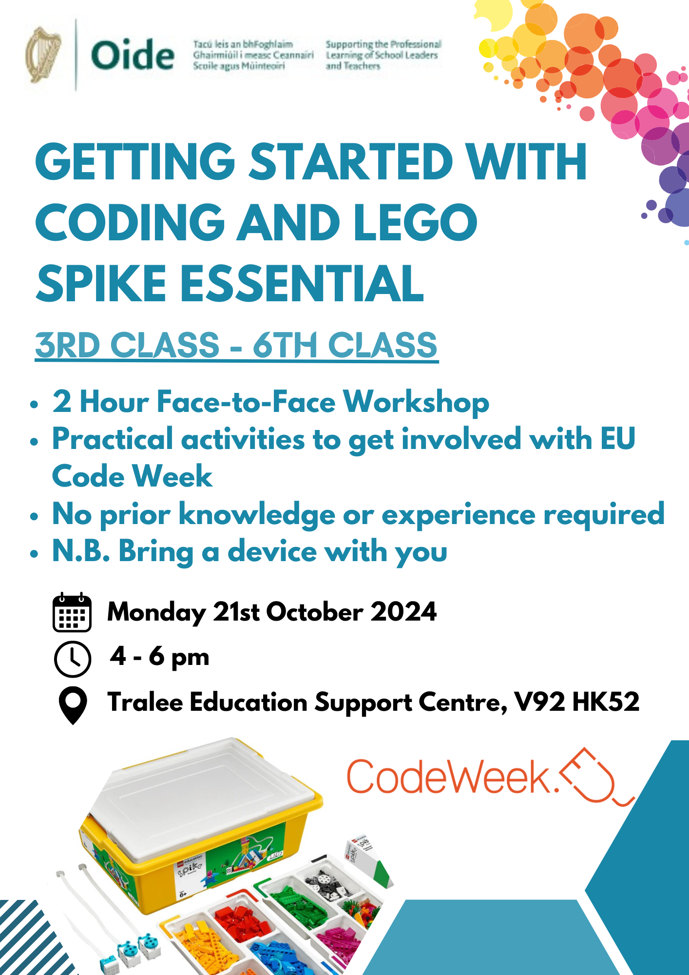 Junior to 2nd Beebots Workshop