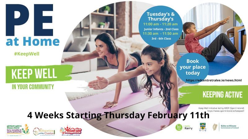 PE at Home Twitter Post