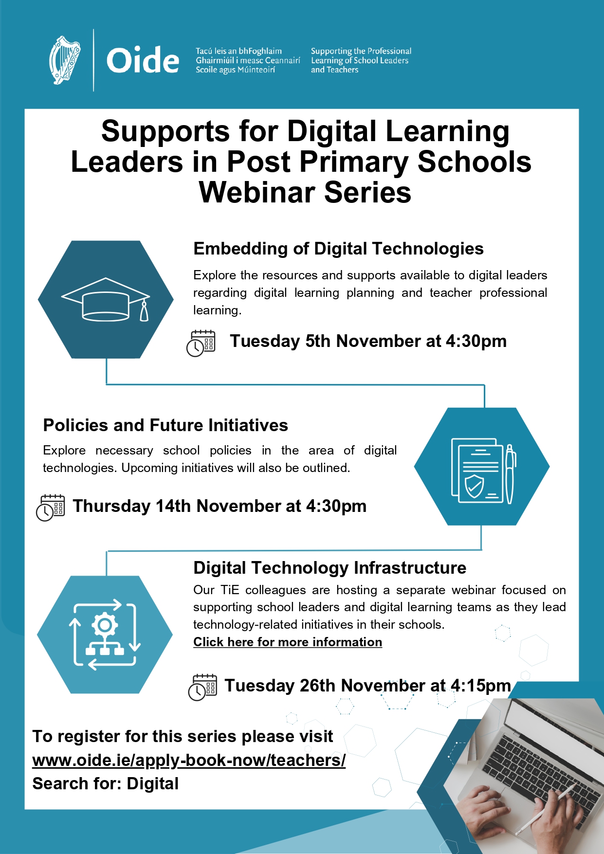 Supports for Digital Learning Leaders in Post Primary Schools Webinar Series 1 page 0001