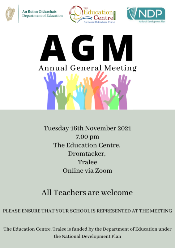 The Education Centre Tralee Annual General Meeting 2020