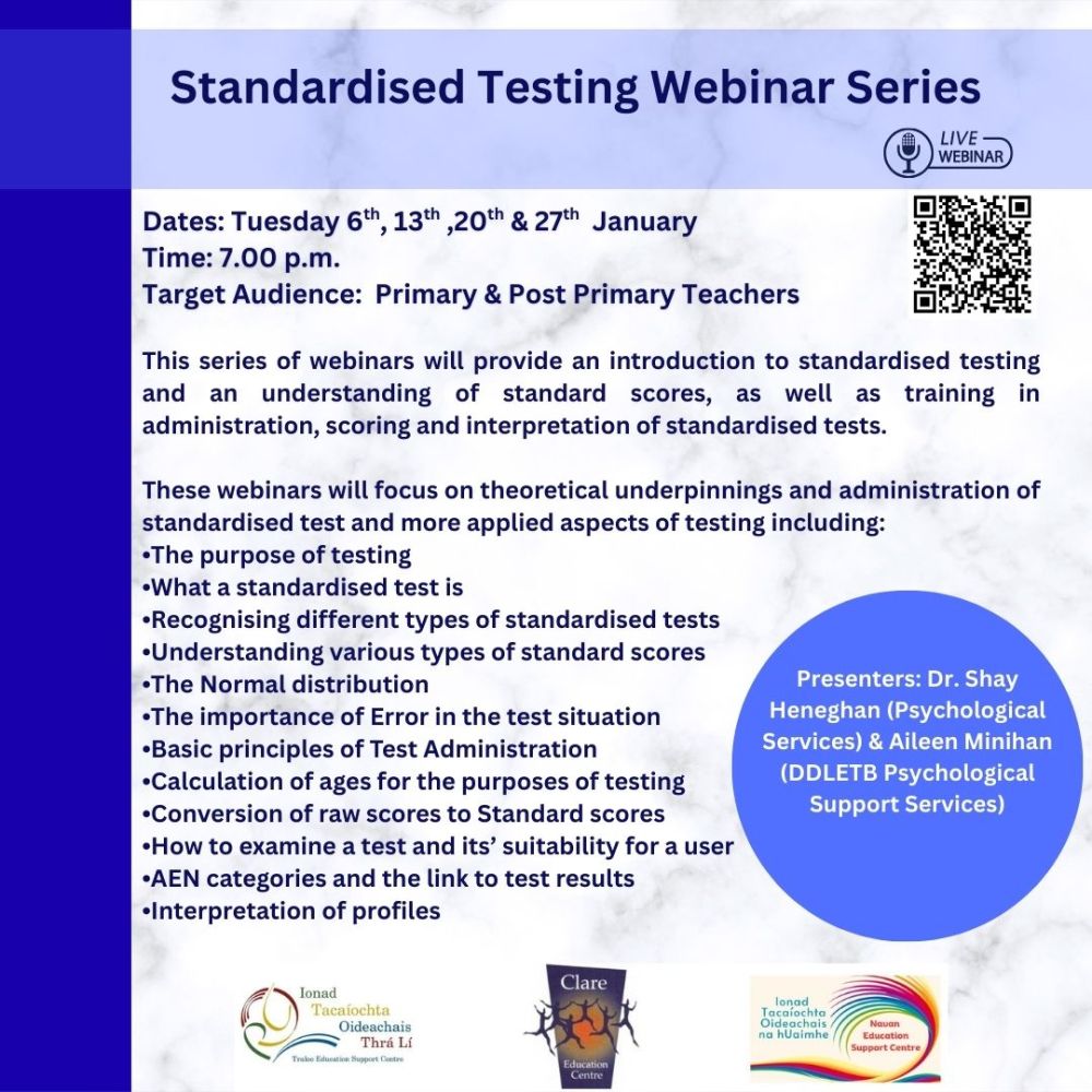 jan standardised testing webinar series 1