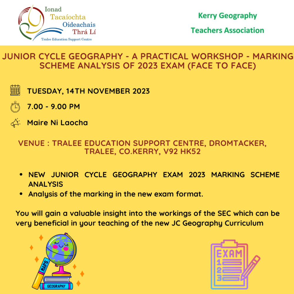 junior cycle geography a practical workshop marking scheme analysis of 2022 exam 2