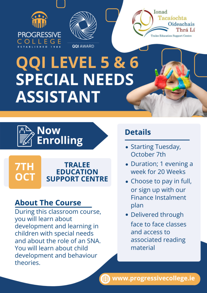 level 5 6 sna tralee flyer oct 25