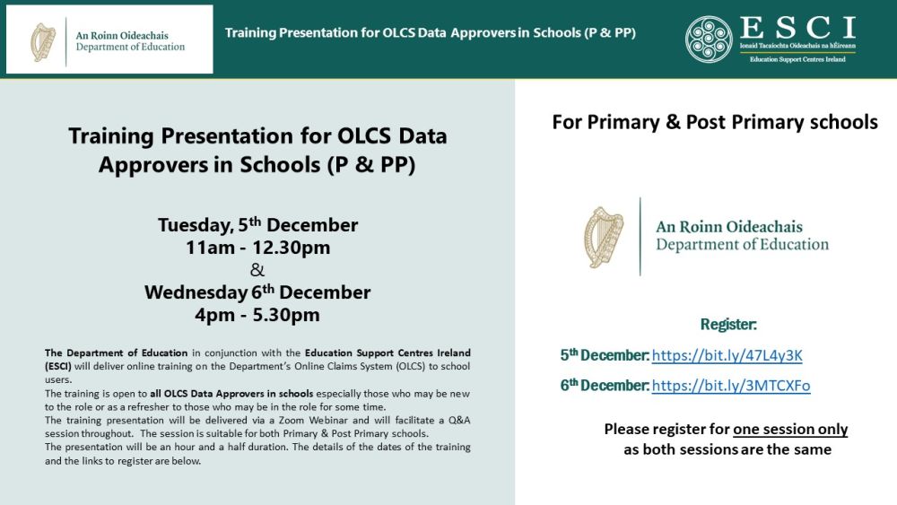 olcs training 5th and 6th dec 2023