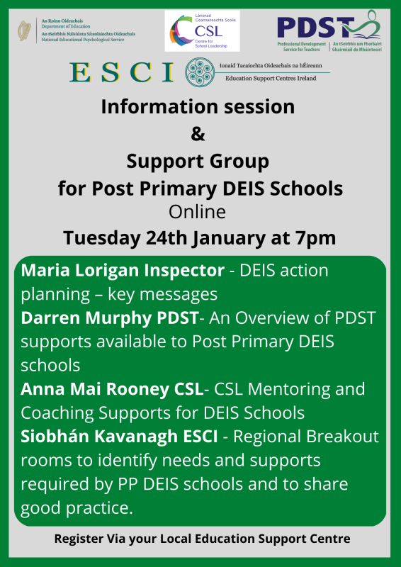 post primary deis information session 8