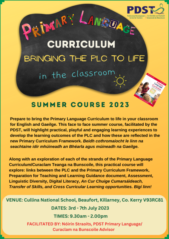 tralee pdst plc summer course 2023