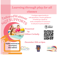 25TRA577 NQT Webinar Series- Learning through Play-All Classes