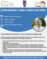 25TRA417 Claire Keegan’s ‘Small Things Like These’