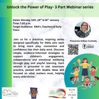 26TRA213 Unlock the Power of Play- 3 Part Webinar series