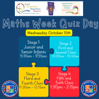 25TRA740 Maths Week Quiz Day (Fifth and Sixth Class)