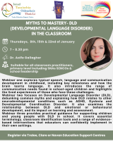 26TRA187 Myths to Mastery- DLD (Developmental Language Disorder) in the classroom