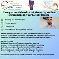 25TRA625 Have you considered ratio? Mastering student engagement in your history lessons