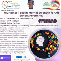 26TRA245 Your Inner Toolkit: Mental Strength for All School Personnel