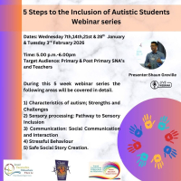 26TRA218 5 Steps to the Inclusion of Autistic Students