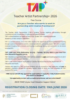 26TRA415 Teacher Artist Partnership+ Summer Course Enhancing Arts in Education 